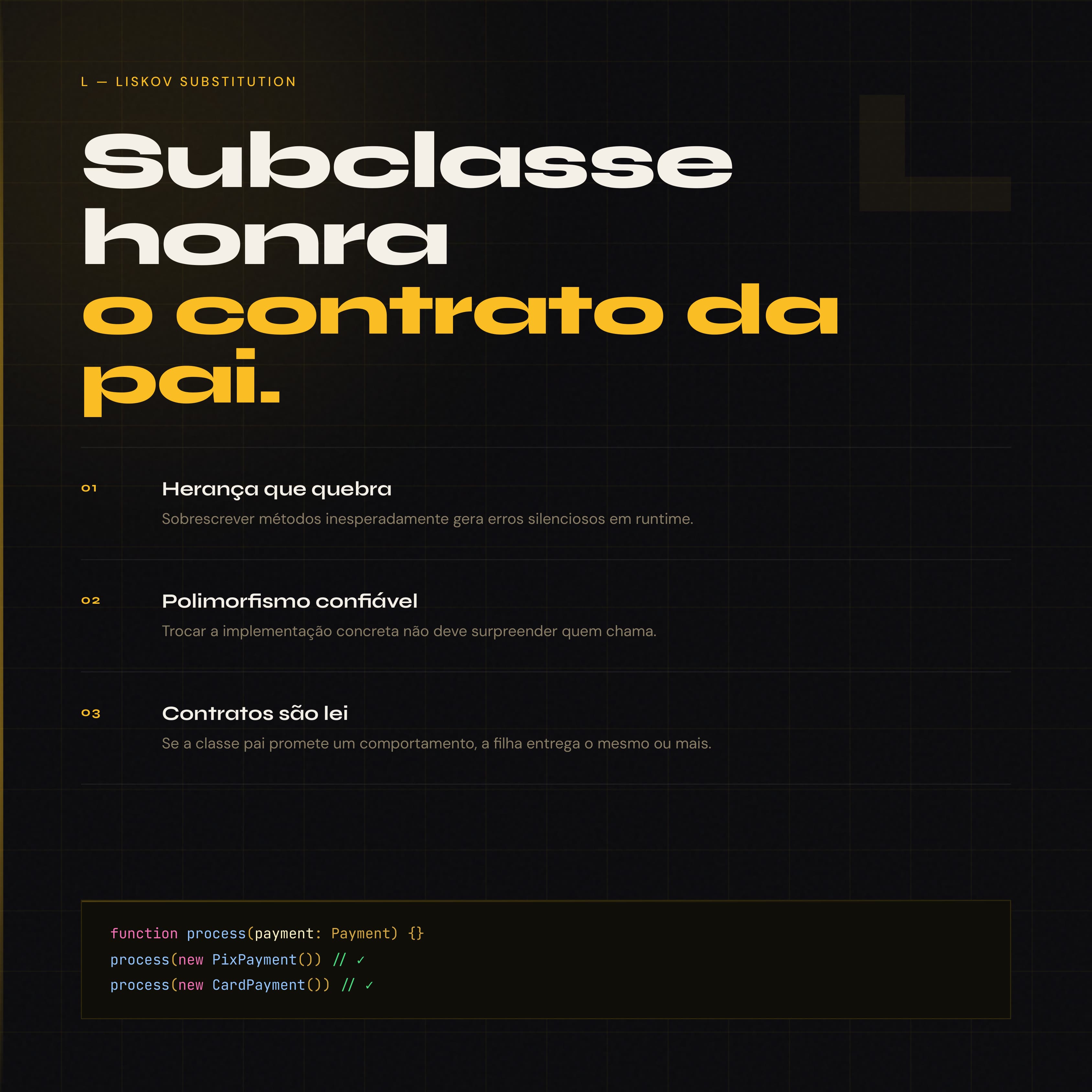 L — Liskov Substitution Principle